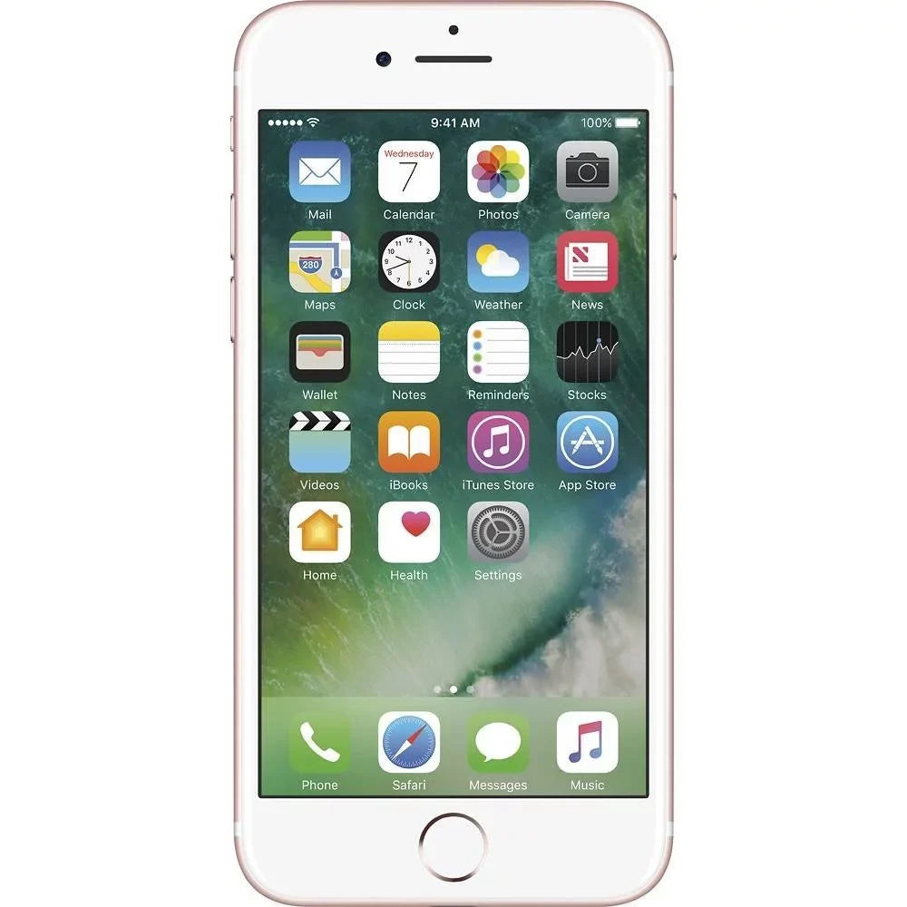 iPhone Rose Gold Wireless) 7 (Cricket (Refurbished) 32GB Restored