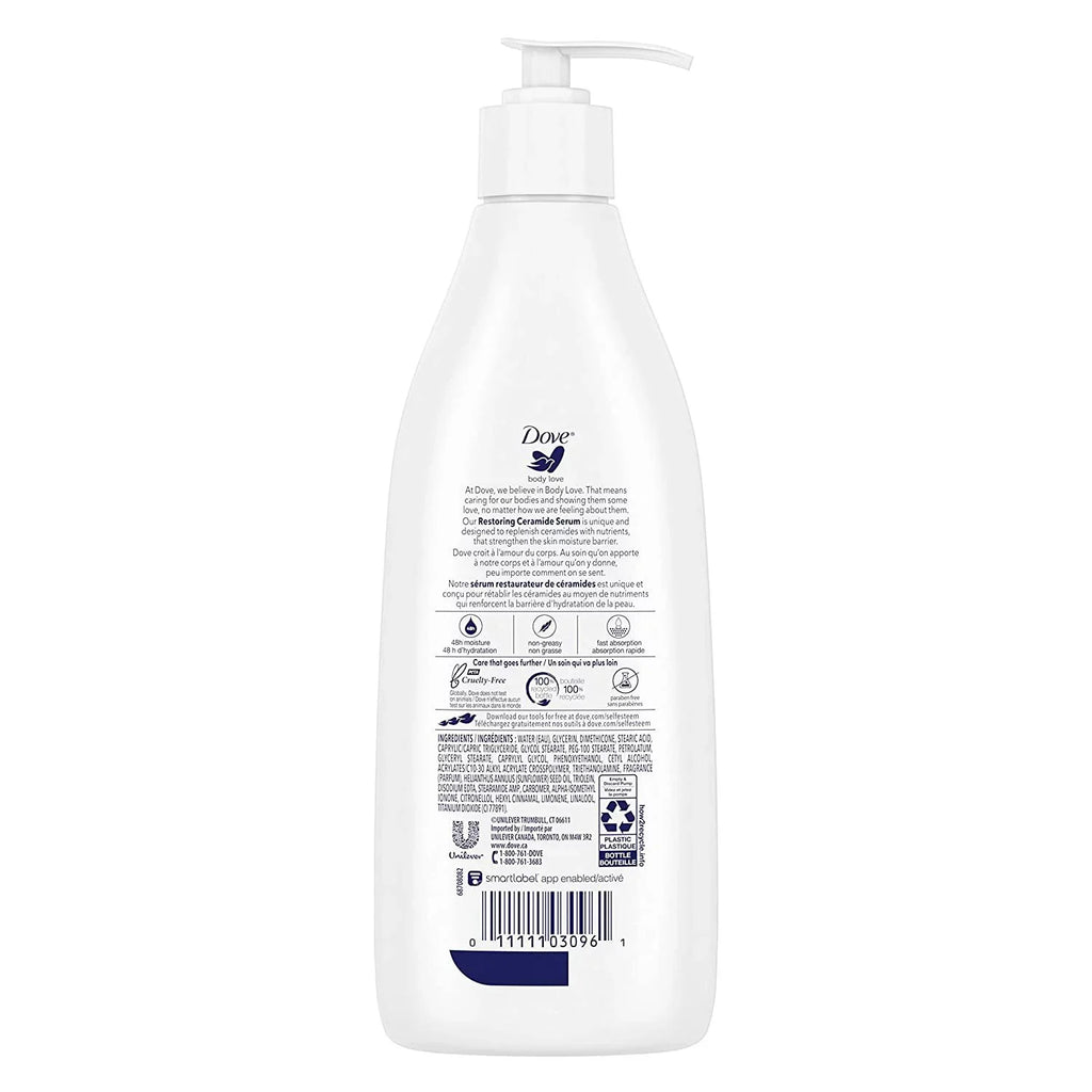 or Oz, Softens Love Dove for Dry 13.5 White, Smoothes, Skin and Rough Lotion 3 Intense Count Body Care Moisturizing