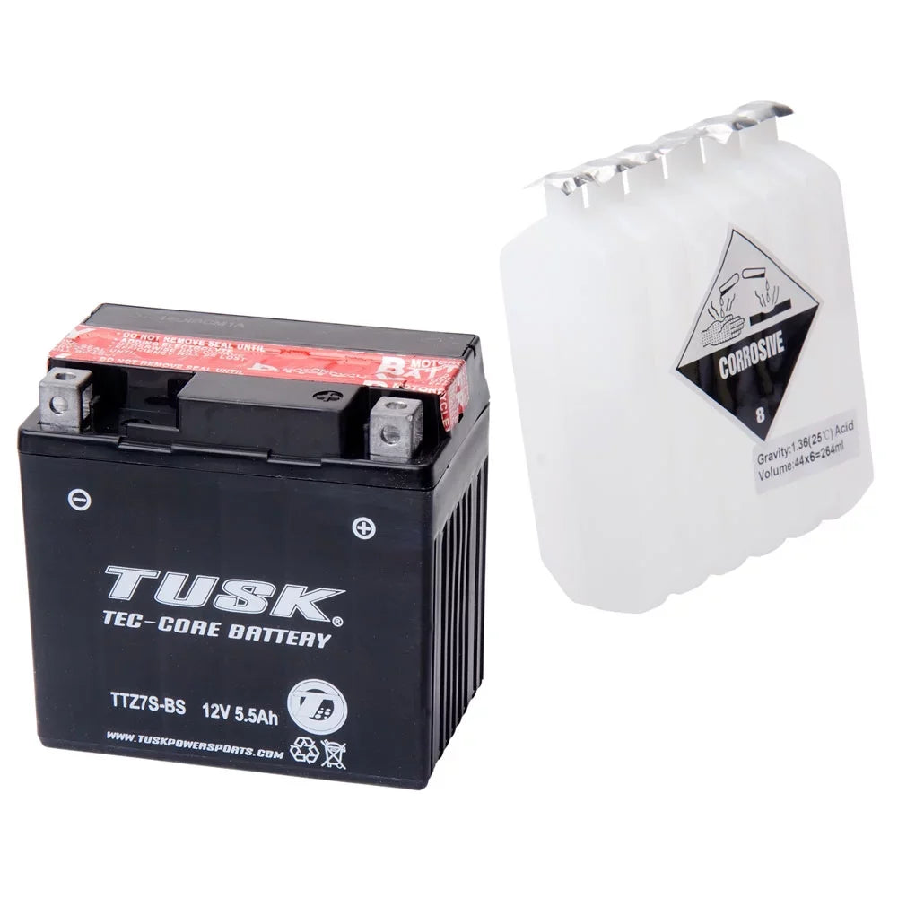 GASGAS Battery with Acid XC 450F Tec-Core TTZ7S For 2013-2014 Maintenance-Free Tusk