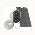 2-Way Color 1080P Siren Powe Audio, Motion Vision Battery Alarm,Cloud/SD Storage,IP65 Camera Wireless Detection, Night Surveillance Outdoor, Solar WiFi Waterproof Camera, Security