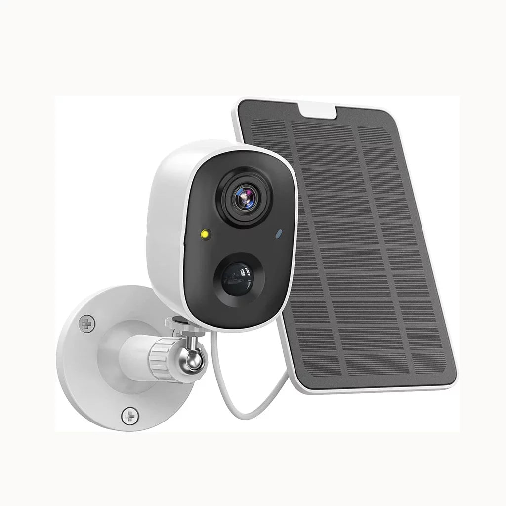 2-Way Color 1080P Siren Powe Audio, Motion Vision Battery Alarm,Cloud/SD Storage,IP65 Camera Wireless Detection, Night Surveillance Outdoor, Solar WiFi Waterproof Camera, Security