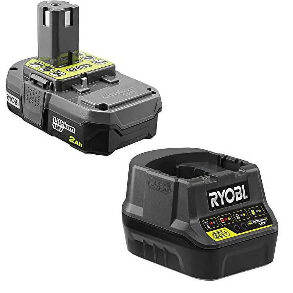 Lithium-Ion Included ONE+ with 2.0 Charger Cordless Mister and RYOBI Ah 18-Volt Battery
