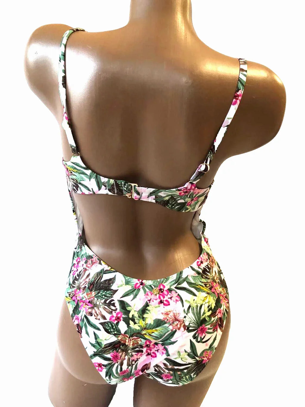 Essential Tropical Victoria's Wicked Piece Small Secret NWT Palm Swimsuit Size One