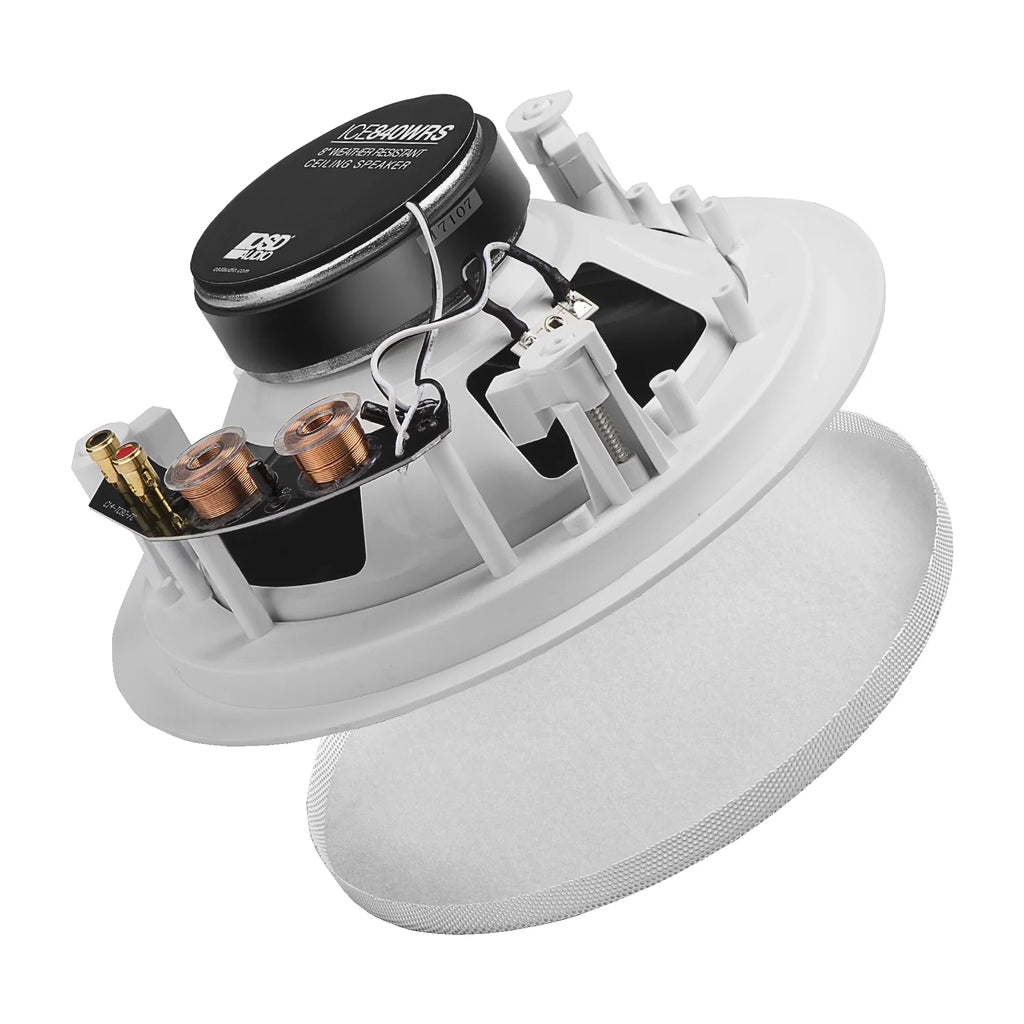 In-Ceiling - Built-in Weather Pair Speaker ICE840WRS 150W Crossover, Outdoor 8" OSD w/ Resistant