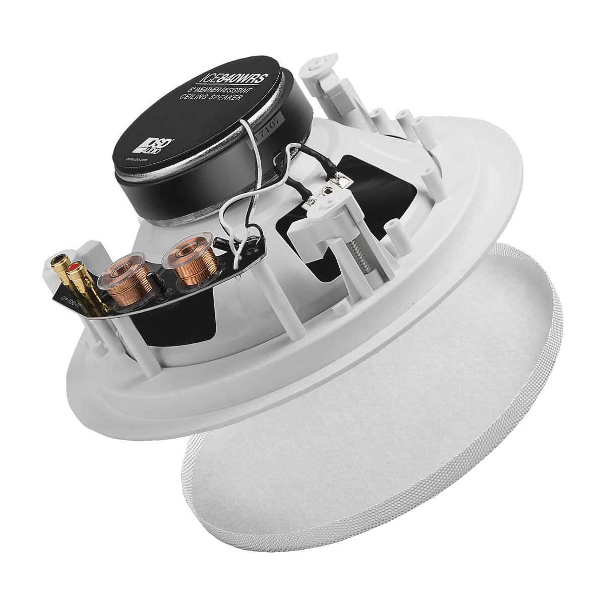 In-Ceiling - Built-in Weather Pair Speaker ICE840WRS 150W Crossover, Outdoor 8" OSD w/ Resistant