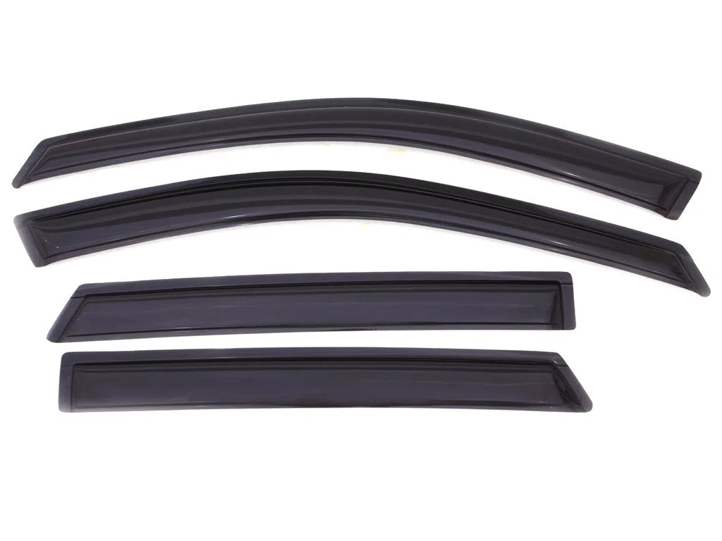 Select: (AVS) Ventvisor Ventshade Fe by Deflector, 2013,2014-2018 4-Piece Compatible Santa with RealTruck 94534 Sport Hyundai Original Window Auto