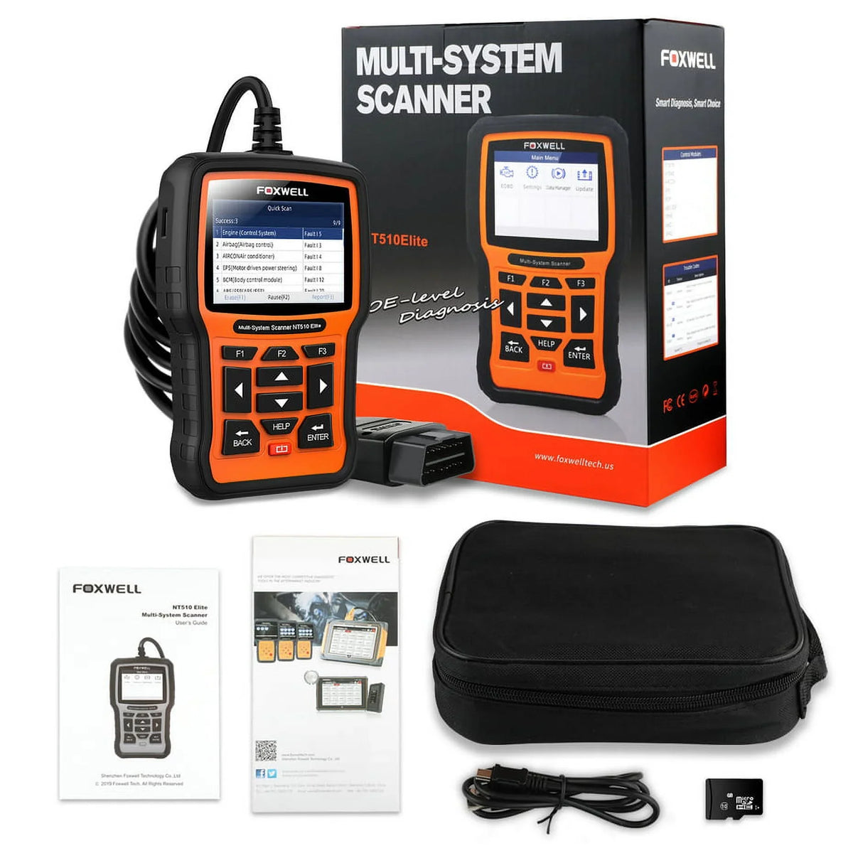 DPF Mercedes-benz Bi-Directional Reset SAS Scanner All Pofessional Diagnostic Car OBD2 FOXWELL System Tool BRT Test Multi Auto For