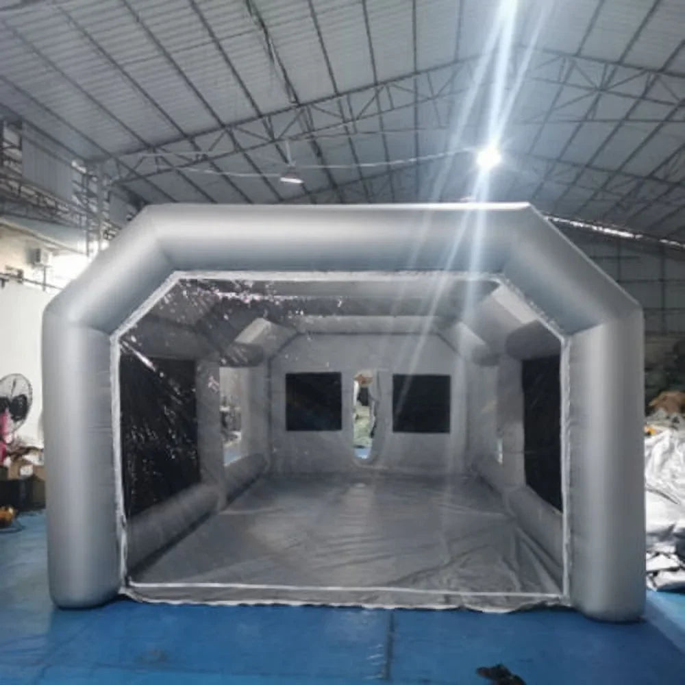 Paint Spray Car Filter Portable Tent Air Booth 28x15x10FT Inflatable Cabin