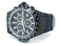 Band 0.26ct Mens Rodeo Watch Black 48mm Signature Rubber Jojo Joe