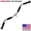 30 curl bar accessories workout men tricep pushdown handle triceps Fitness Maniac down pull cable attachments gym exercise attachment tricept home bar inches for machine