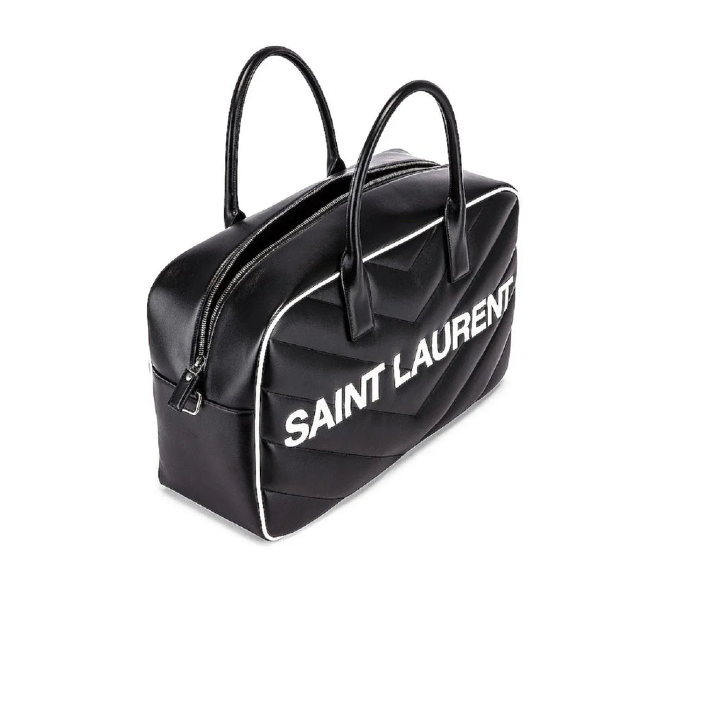 Duffel Miles Bowling Calf Saint New Black Leather Laurent 525145 Bag Logo