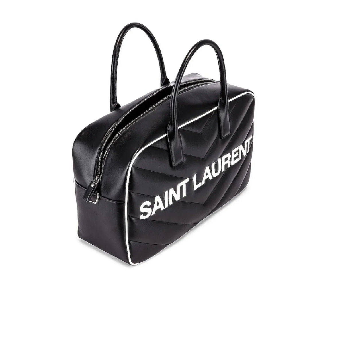 Duffel Miles Bowling Calf Saint New Black Leather Laurent 525145 Bag Logo