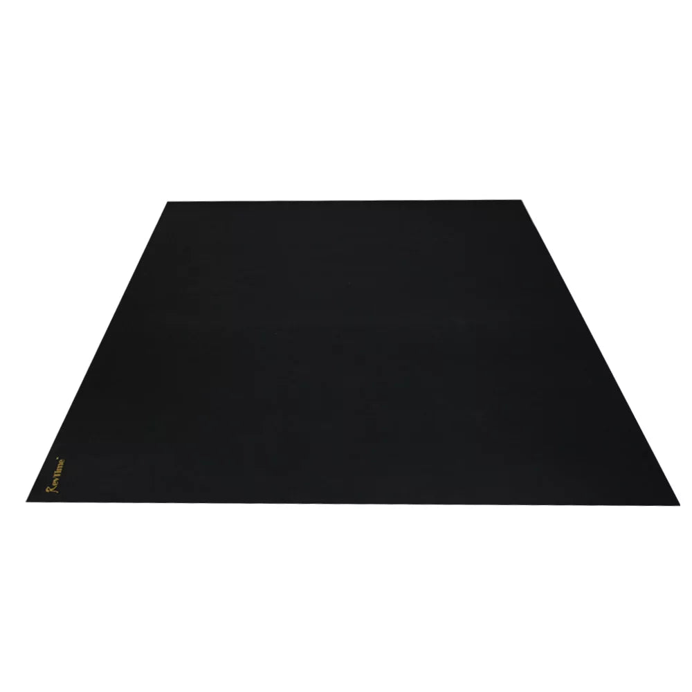 Mat 6 Feet Workouts Mat Heavy RevTime Black (72"x72"x1/8") Large Cardio Duty Home Super Exercise For x Gym 6
