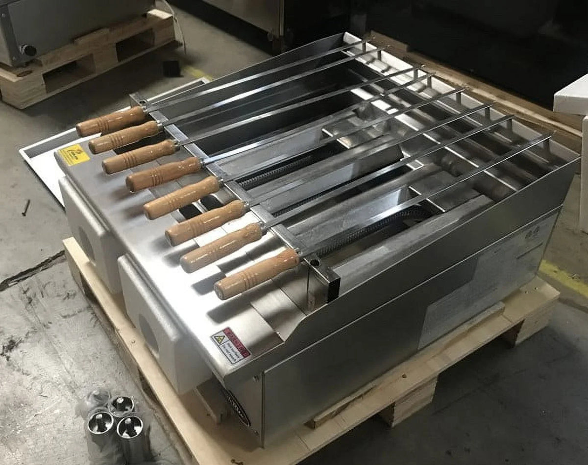 kabab shish broiler NSF 24 SSK24 Natural gas/Propane ins