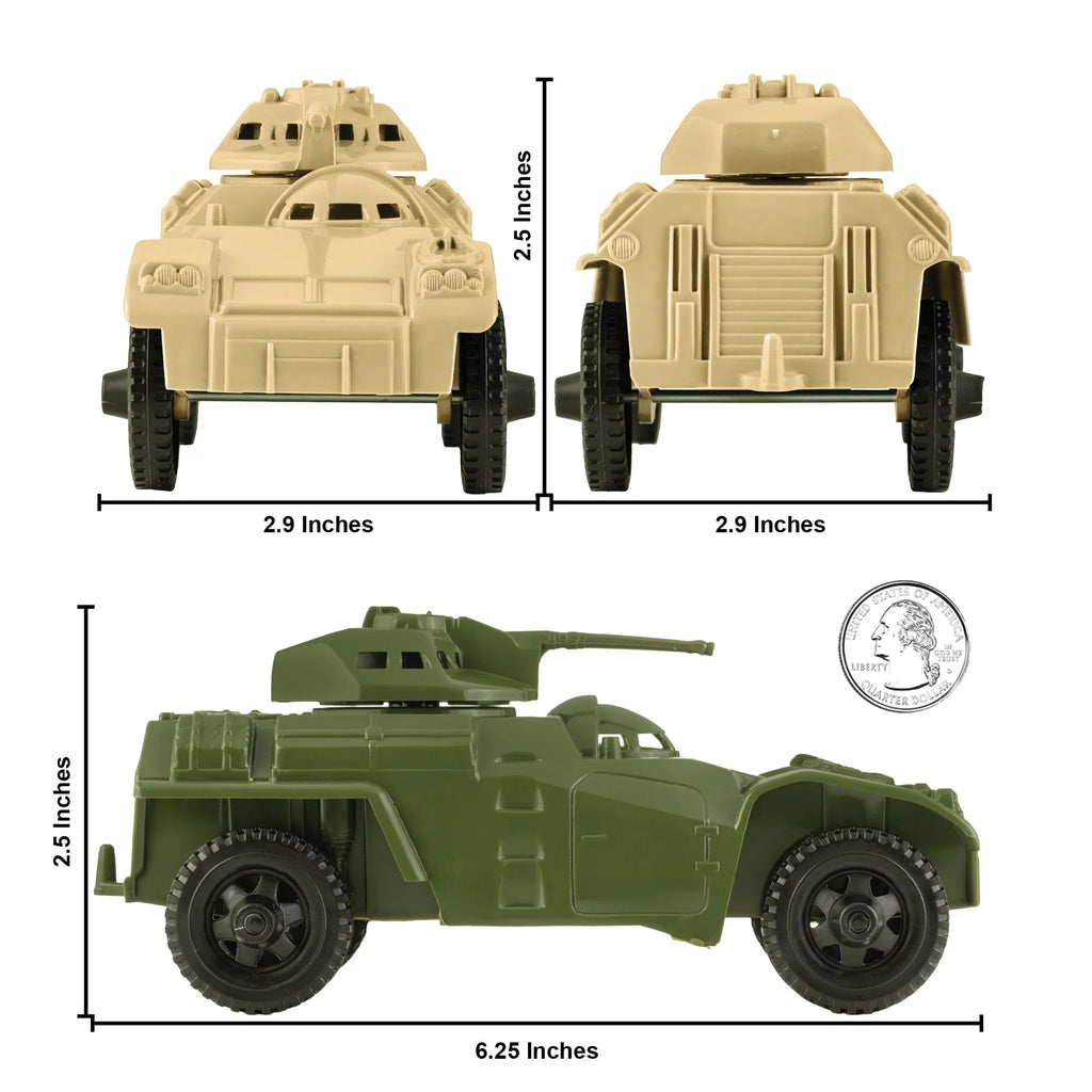 Recon Scout Patrol & Vehicles Green Tan Armored New -