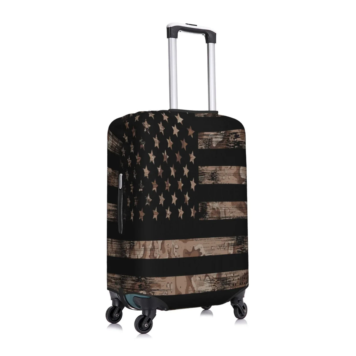 Junzan - Luggage Luggage Fashion Camouflage Fits Protector Inch With Print Cover 18-32 Washable Flag American Desert Suitcase