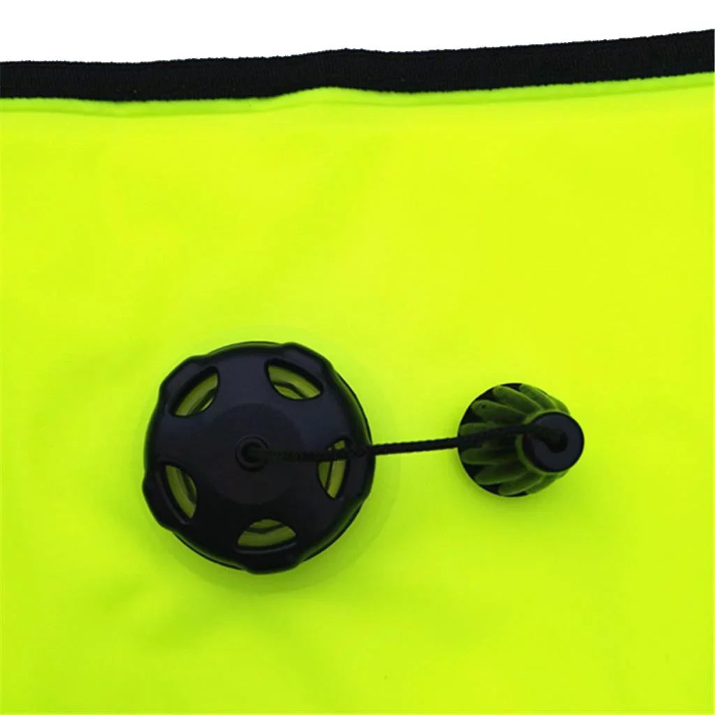 Surface Safety Signal High Scuba Marker with Hose - Standard & for Tube Compact Inflator Snorkeling 4' Sausage Visible BC Diving Divers Pro