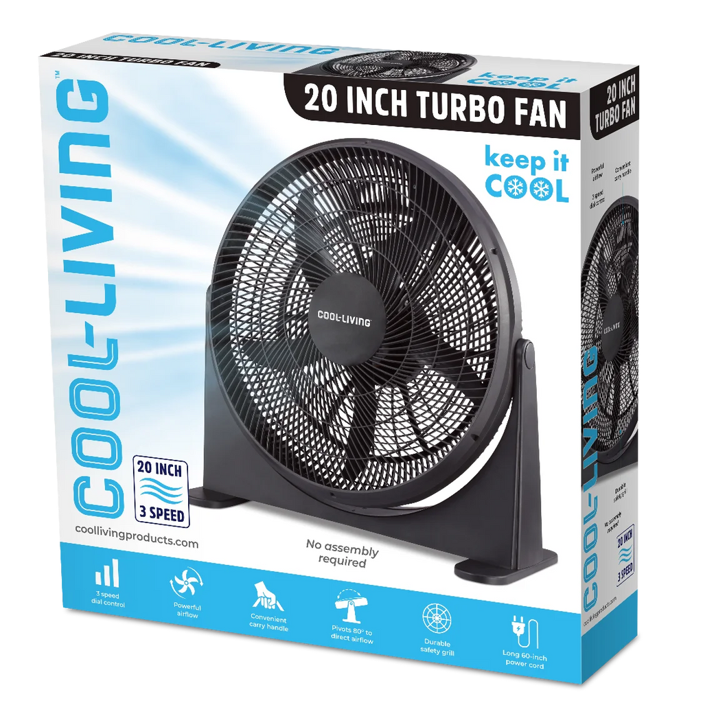 3 Fan, 20-inch Speed Turbo
