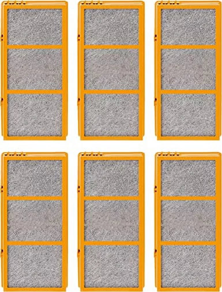 Holmes Activated Purifier Carbon - 6 x Air Smoke x Air True Filter HEPA Grabber AER1 with Pack HAPF30AS-U4R Replacement 10” 1.2” Compatible 3-in-1 AER1 4.6”,