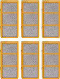 Holmes Activated Purifier Carbon - 6 x Air Smoke x Air True Filter HEPA Grabber AER1 with Pack HAPF30AS-U4R Replacement 10” 1.2” Compatible 3-in-1 AER1 4.6”,