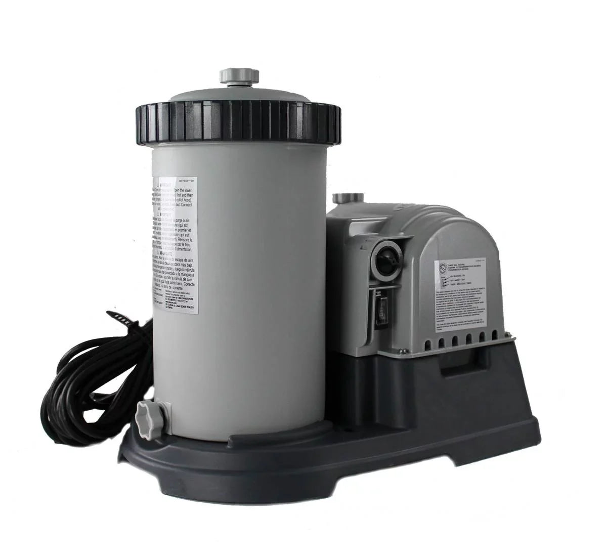 Mounted Filter Wall Skimmer GPH Intex Cartridge and Pool Clear 2500 Krystal Pump