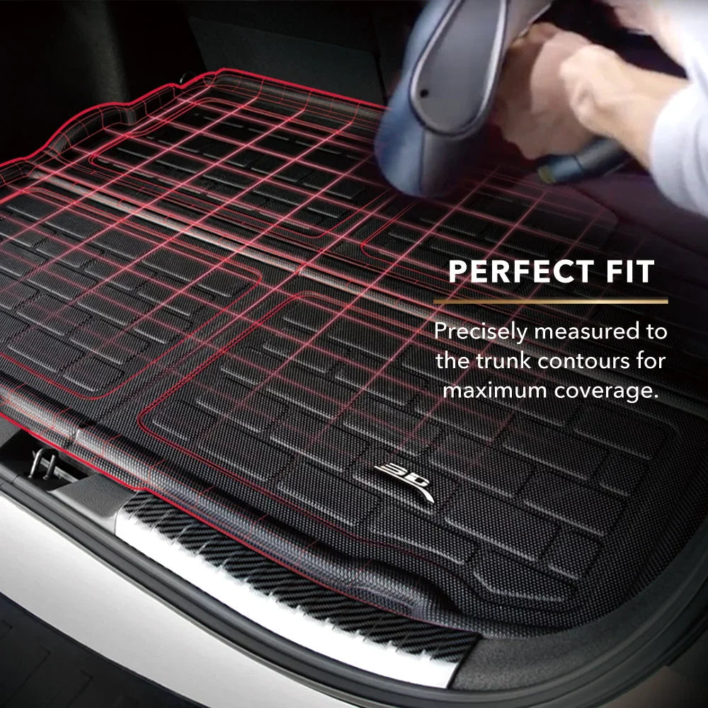 Model Custom Kagu M1TL0471309 3D Maxpider Black Embossed 2022-2023 Fits Carbon X Fit Liner Fiber Front Tesla Pattern Cargo