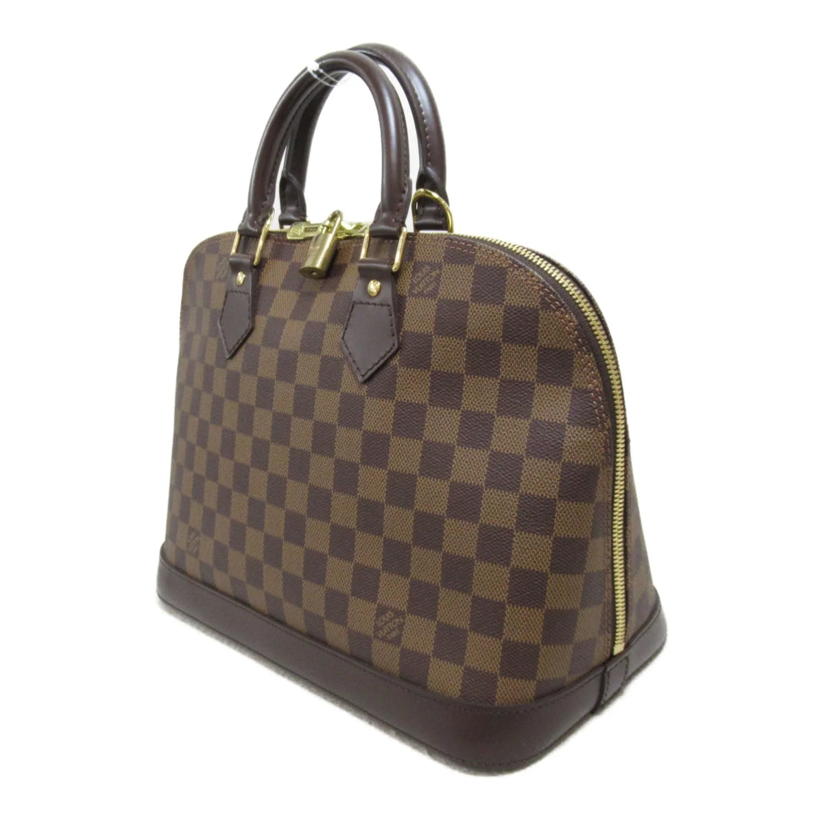 N51131 Pre-Owned LOUIS canvas VUITTON PVC Brown (Good) Ebene Damier coated Alma handbag
