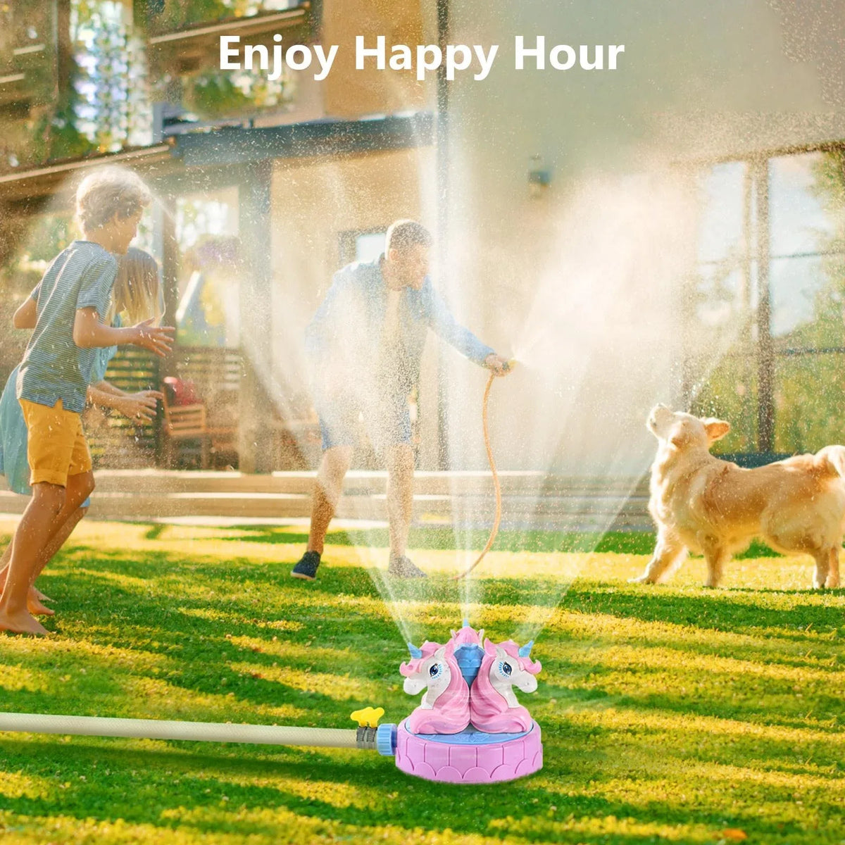 Sprinkler Play, Summer for for MoKo Garden Kids Lawn Water Activities Toys Unicorn Spray Outdoor