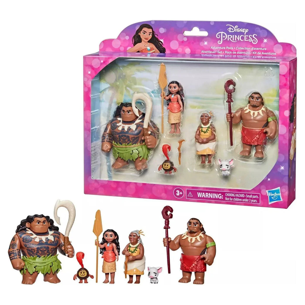 Princess Accessories Adventure Movie-inspired Hasbro Toy Moana Disney Multipack With