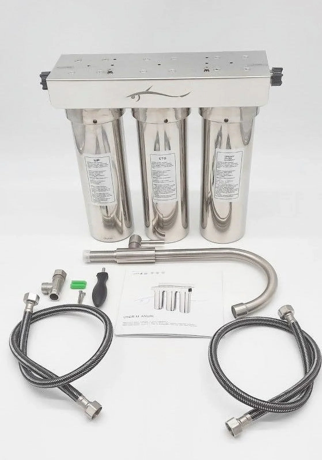 Potable stainless system Water stages filtration Ultra 3 Marine steel