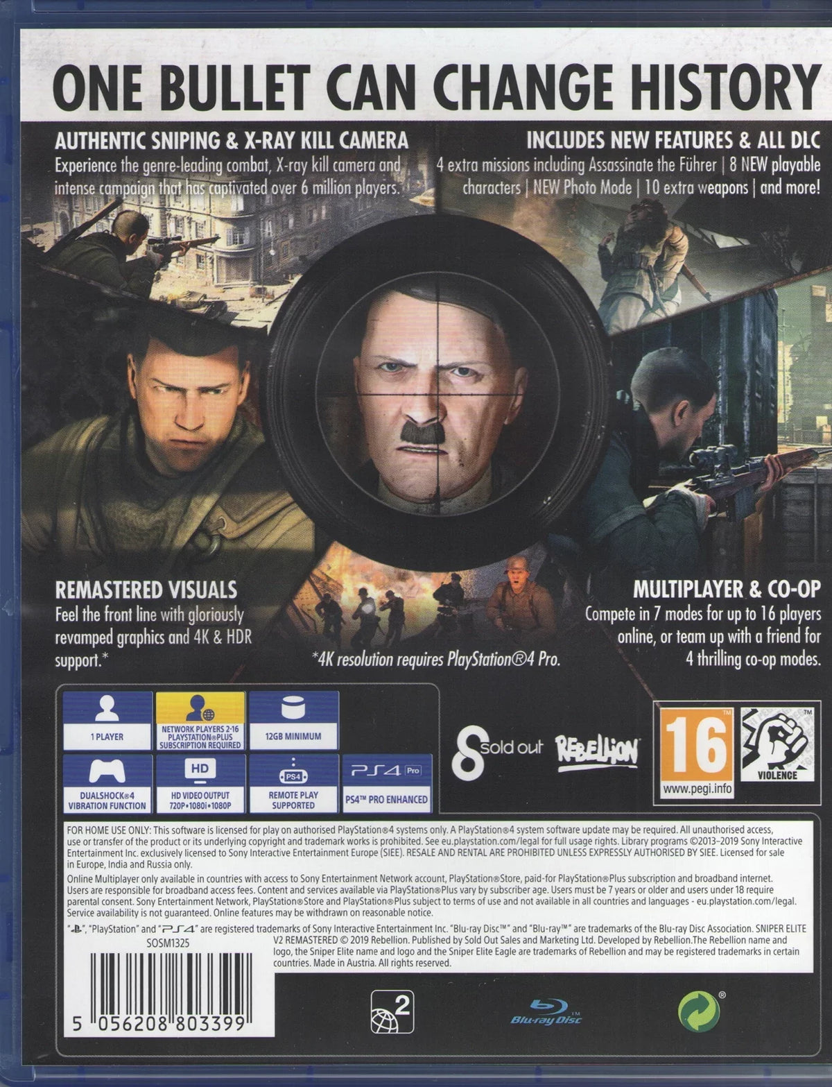 Sniper for V2 Elite Remastered 4 PlayStation