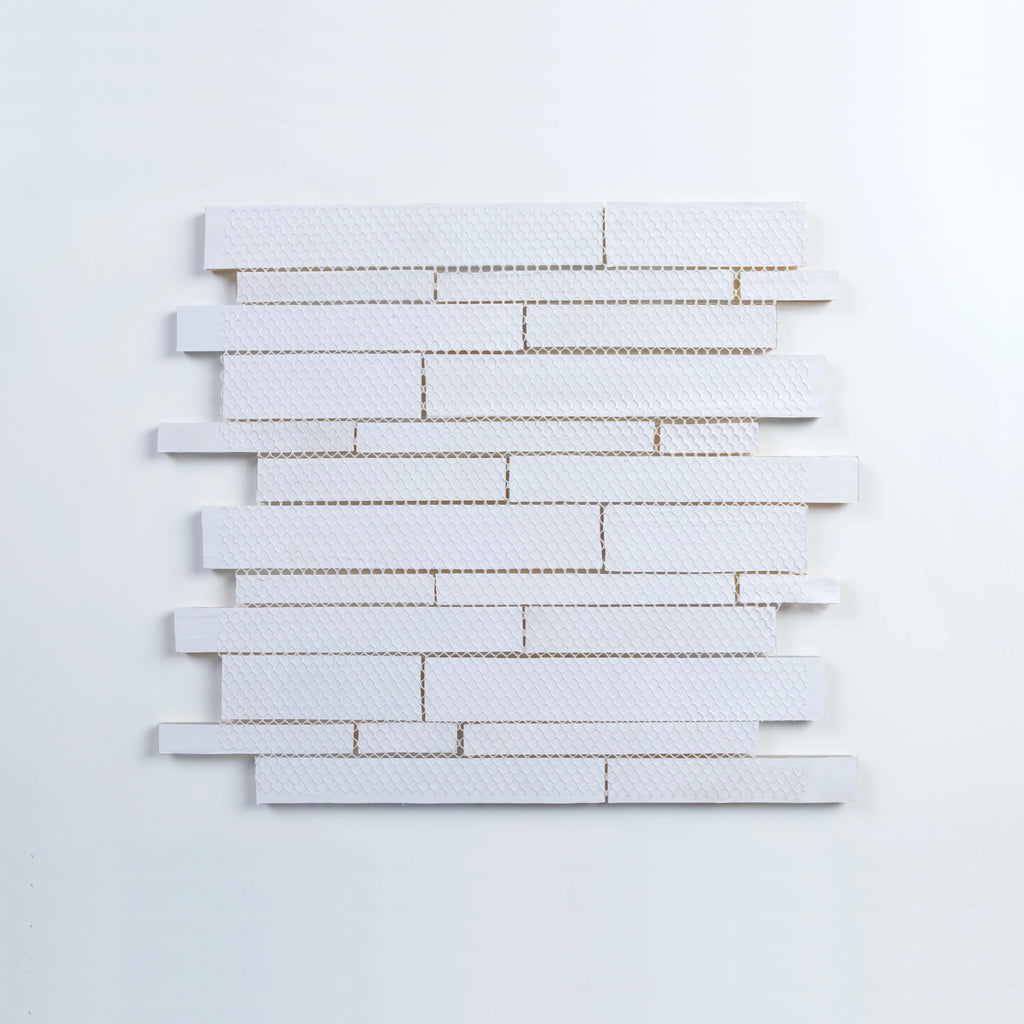 Silver/Gold Case) 12 ft. sq. (5 / Glass Tiles Interlocking - in. 12 Mosaic Wall in. Foil x WS Tile