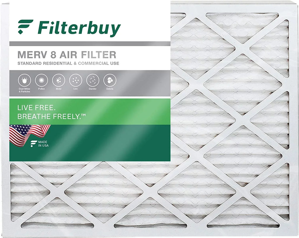 (1-Pack) MERV Filters AC Air Filterbuy Pleated 8 Furnace 24x25x1 HVAC