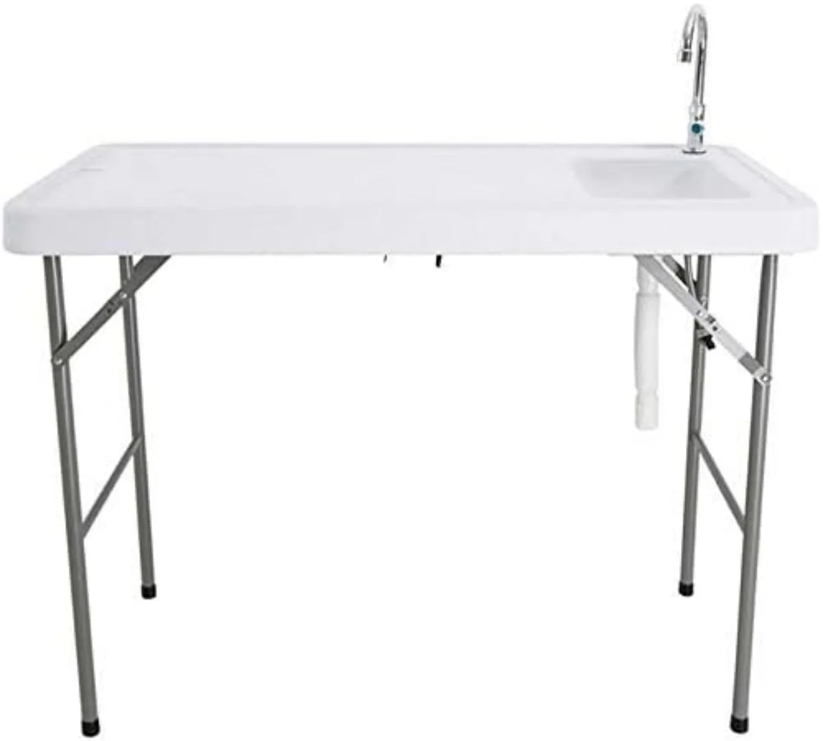 Table, Folding Faucet, for Table Camping Camping Table Portable Cleaning Outdoor Fish Kitchen Folding with & Fish Sink Garden Sink Picnic Folding