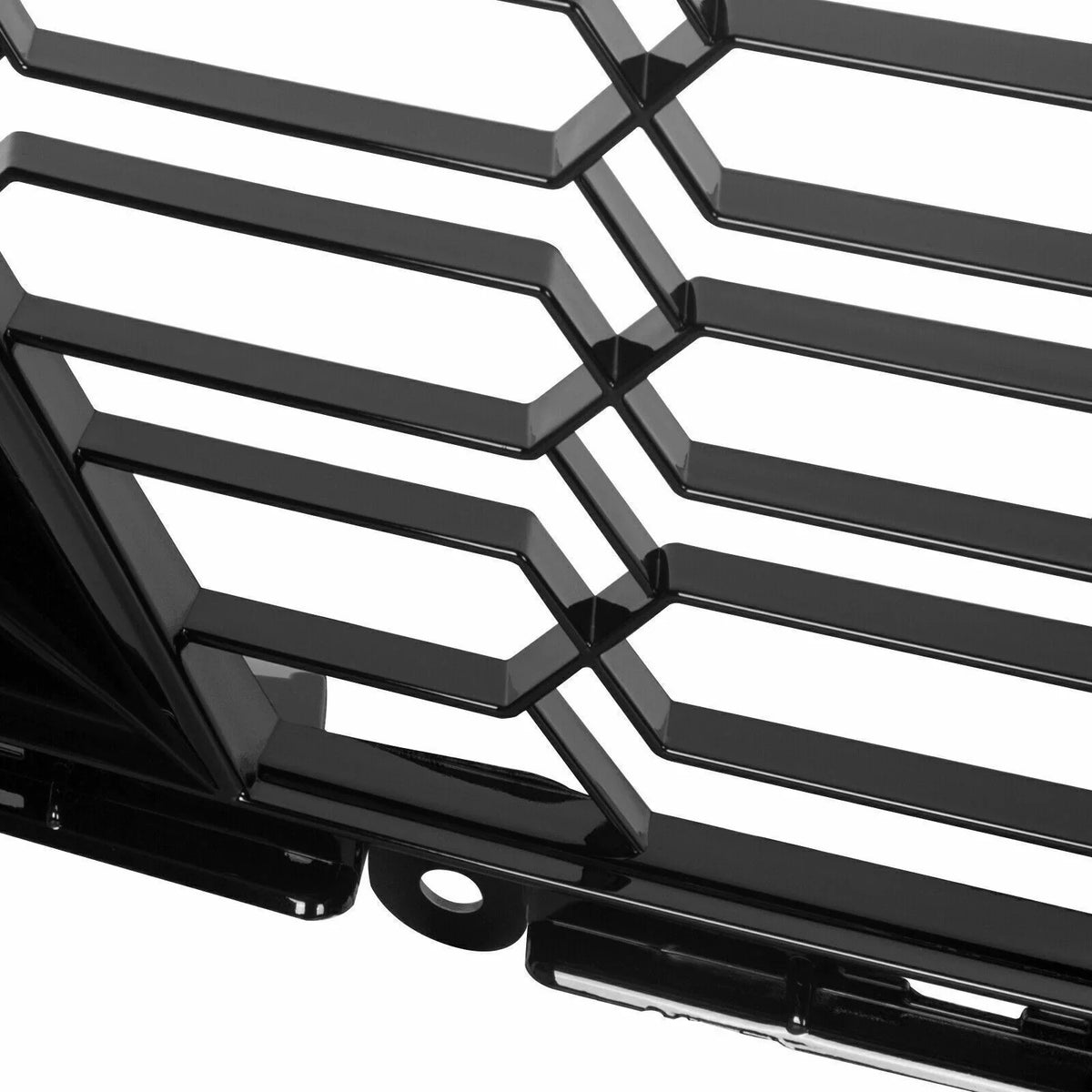 Lower Painted Corvette Style Cover C7 Bracket) 2014-2019 Chevrolet Front Front Models Bumper Grille (W/O Plastic Z06 All Camera for Black Kojem Glossy