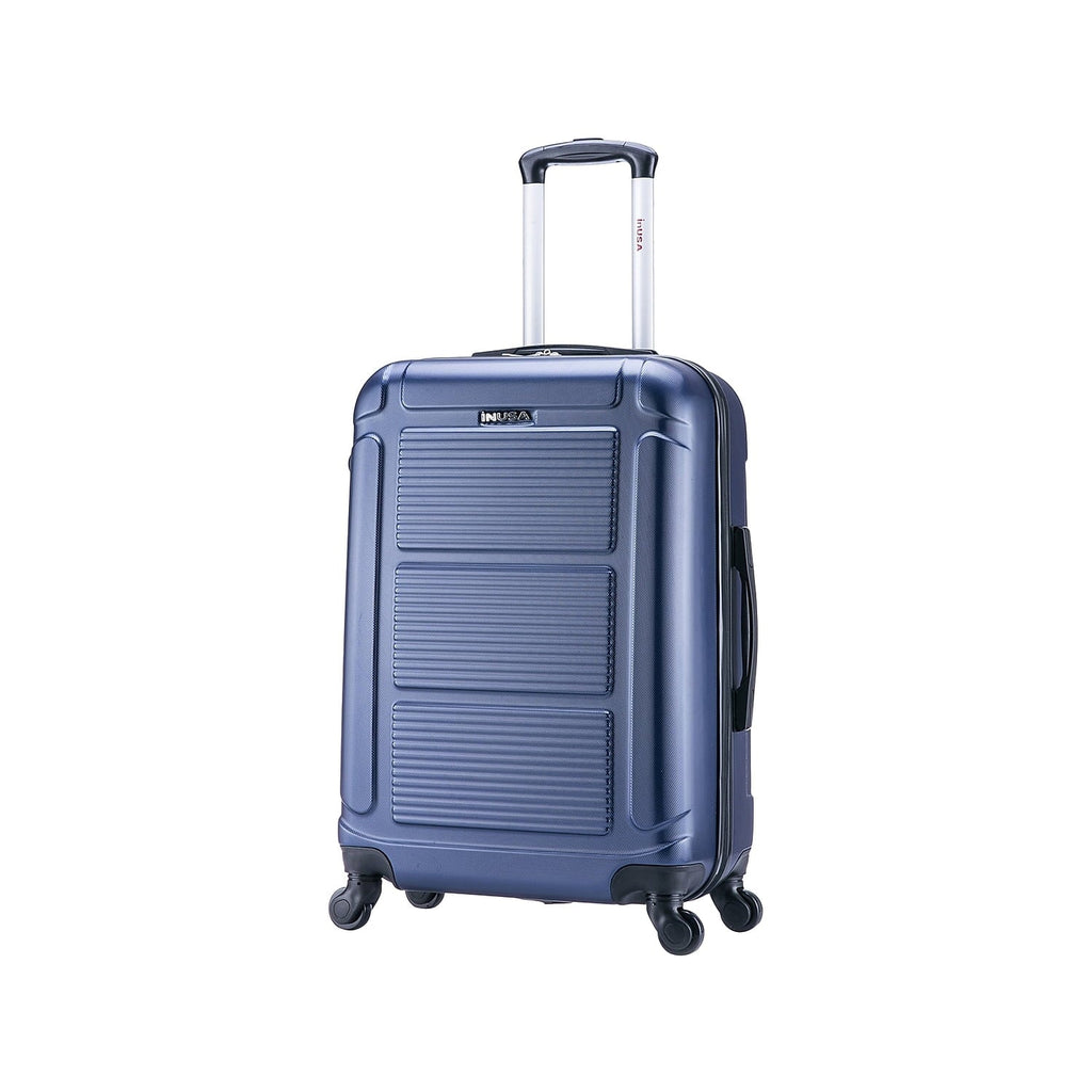 4-Wheel (IUPIL00M-BLU) Blue InUSA Medium Plastic Spinner Luggage Pilot