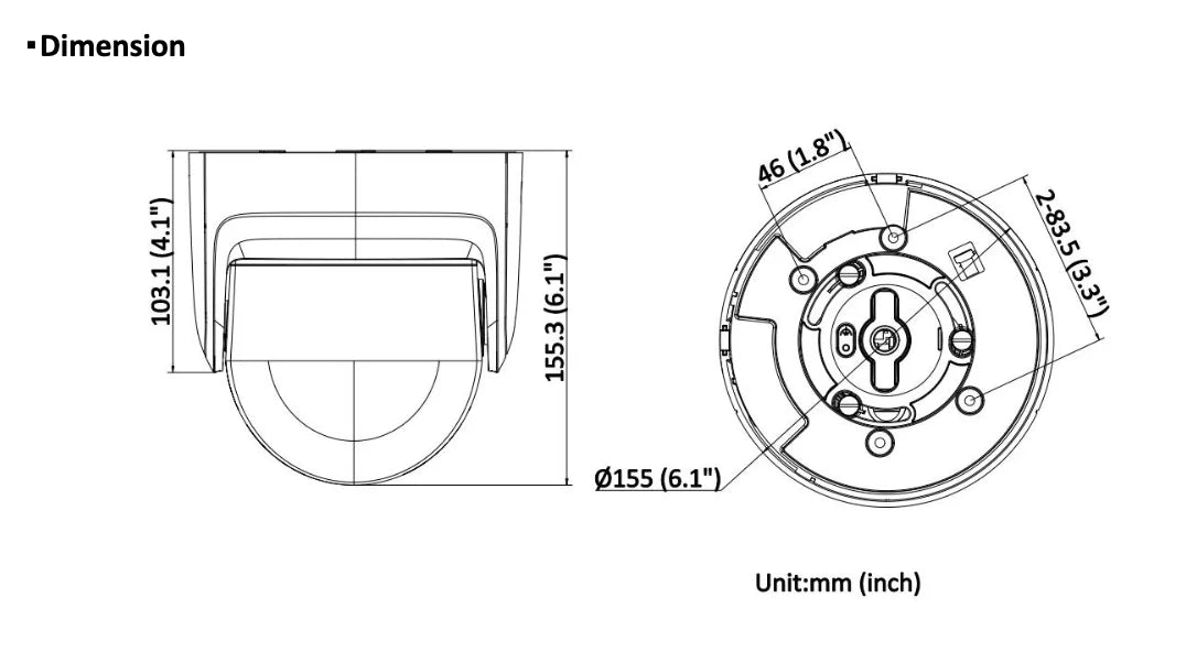4mm 247 180 IP CMIP3C8PW-SDL Camera HD Dome LTCMIP3C8PW-SDL Full Color LTS Panoramic 8MP WDR Turret