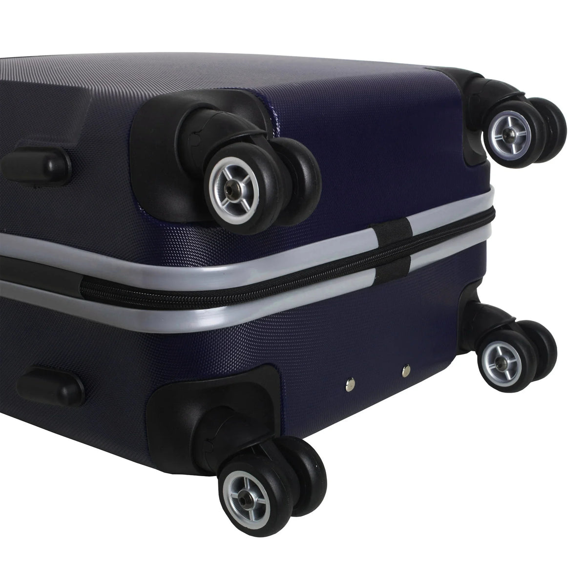 MOJO Luggage Tech Red Hardcase Carry-On Spinner 8-Wheel Raiders 21" Navy Texas