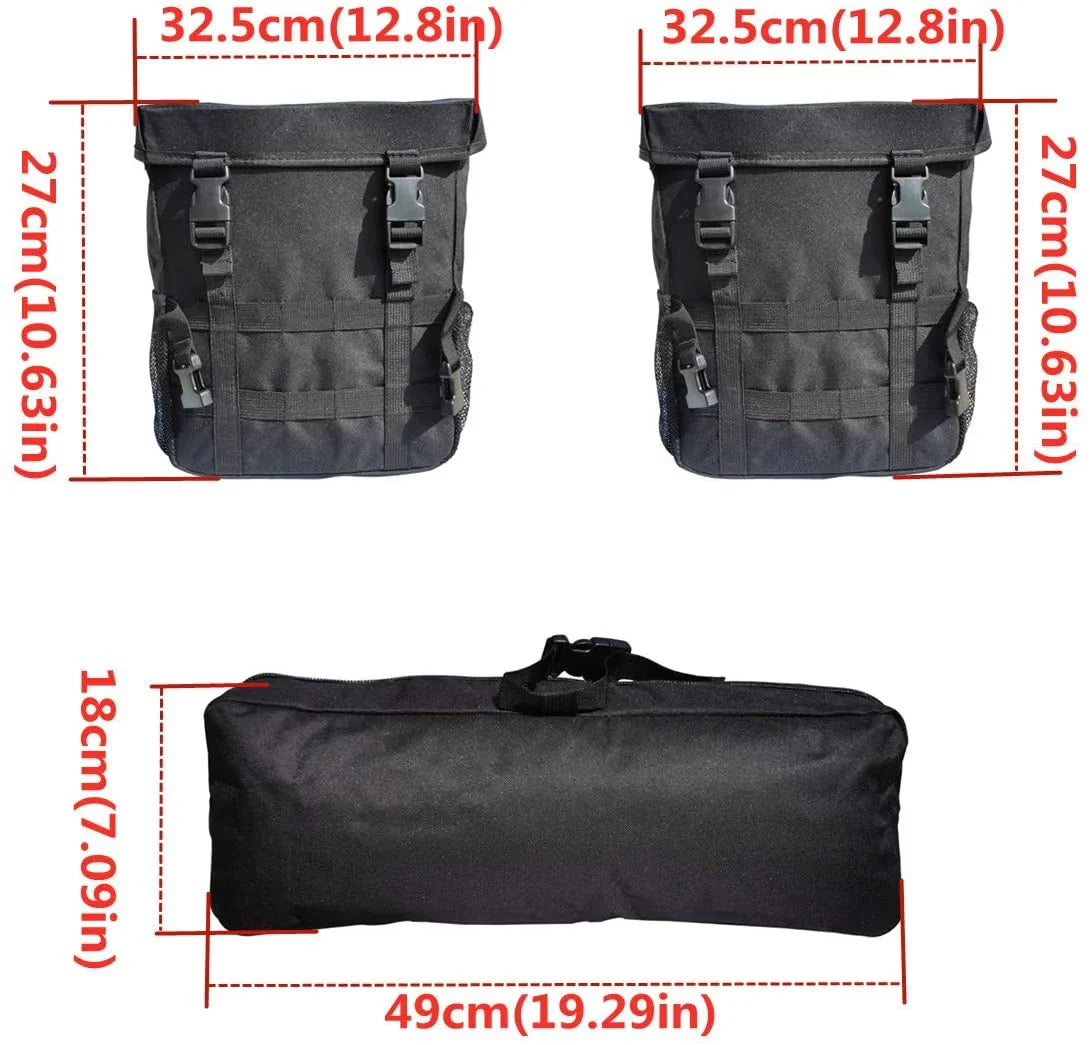 JT Organizer Bag fit Outdoor Organizer JL and Gear 35" Off-Road Bags Spare RV Tools Cargo Tire Camping JK iFJF for Wrangler SUV Trucks TJ JLU JKU Trash Tire