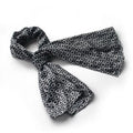 '- Square Fashion Blancho Chain Silky Large Black Luxuriant Design Scarf/Wrap/Shawl