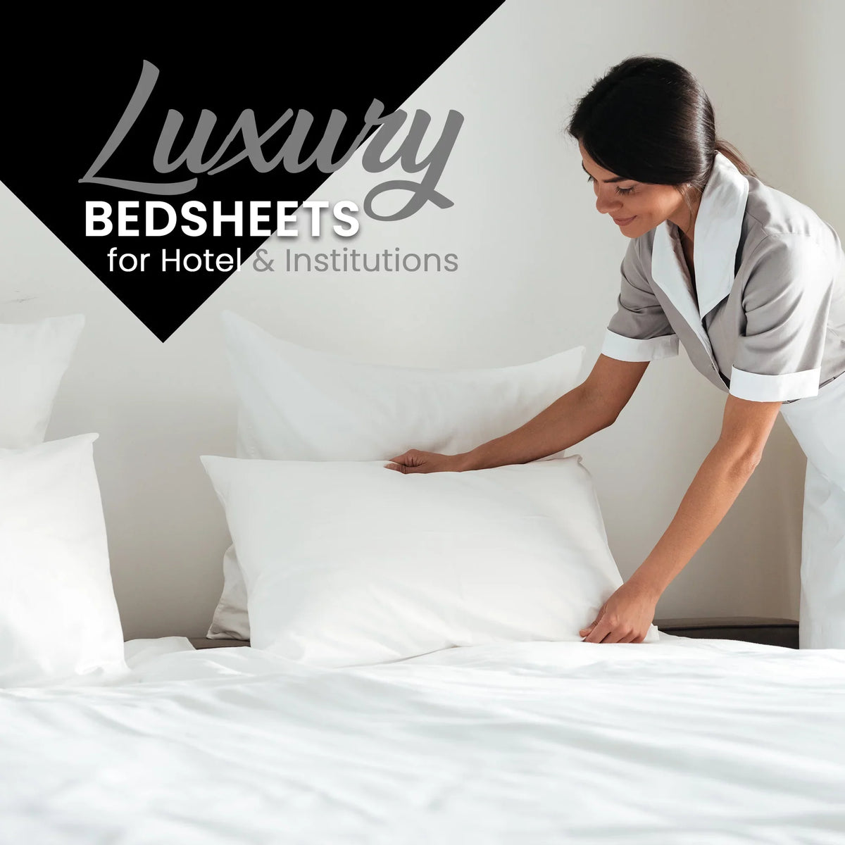 100% Pillowcases, Grand Standard Estate White Hotel & Pcs Cotton 12 by Super-Soft Silky