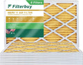 Filters Furnace (6-Pack) Pleated HVAC MERV 14x25x1 AC Air 11 Filterbuy