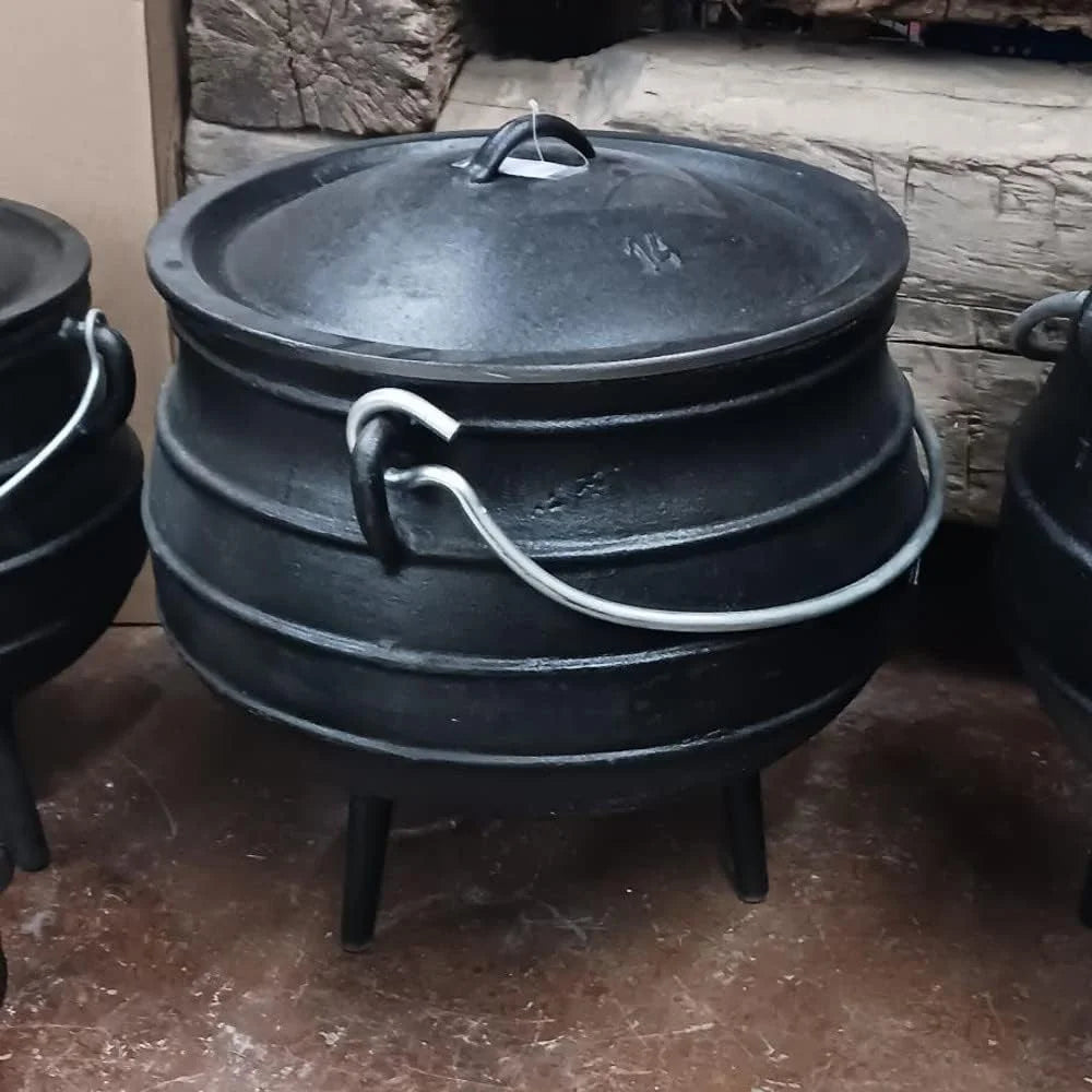 9 Dutch Gallon Kettle - And 16 Cooking Legs je Iron With Lid, Inch, Cast Campfire Oven 3