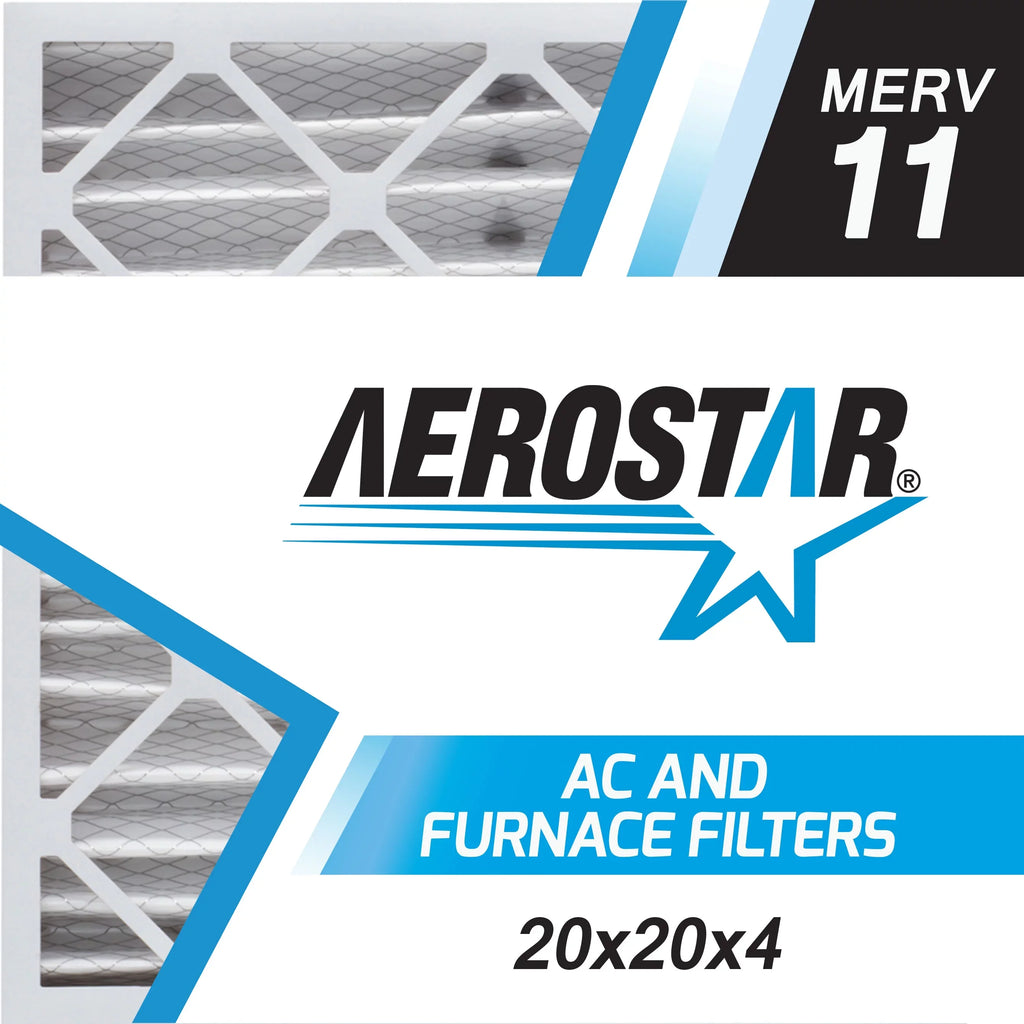 USA MERV 20x20x4 Aerostar in of 3, Made Pleated 11, Air the x x 20 Filter, 20 4, Box