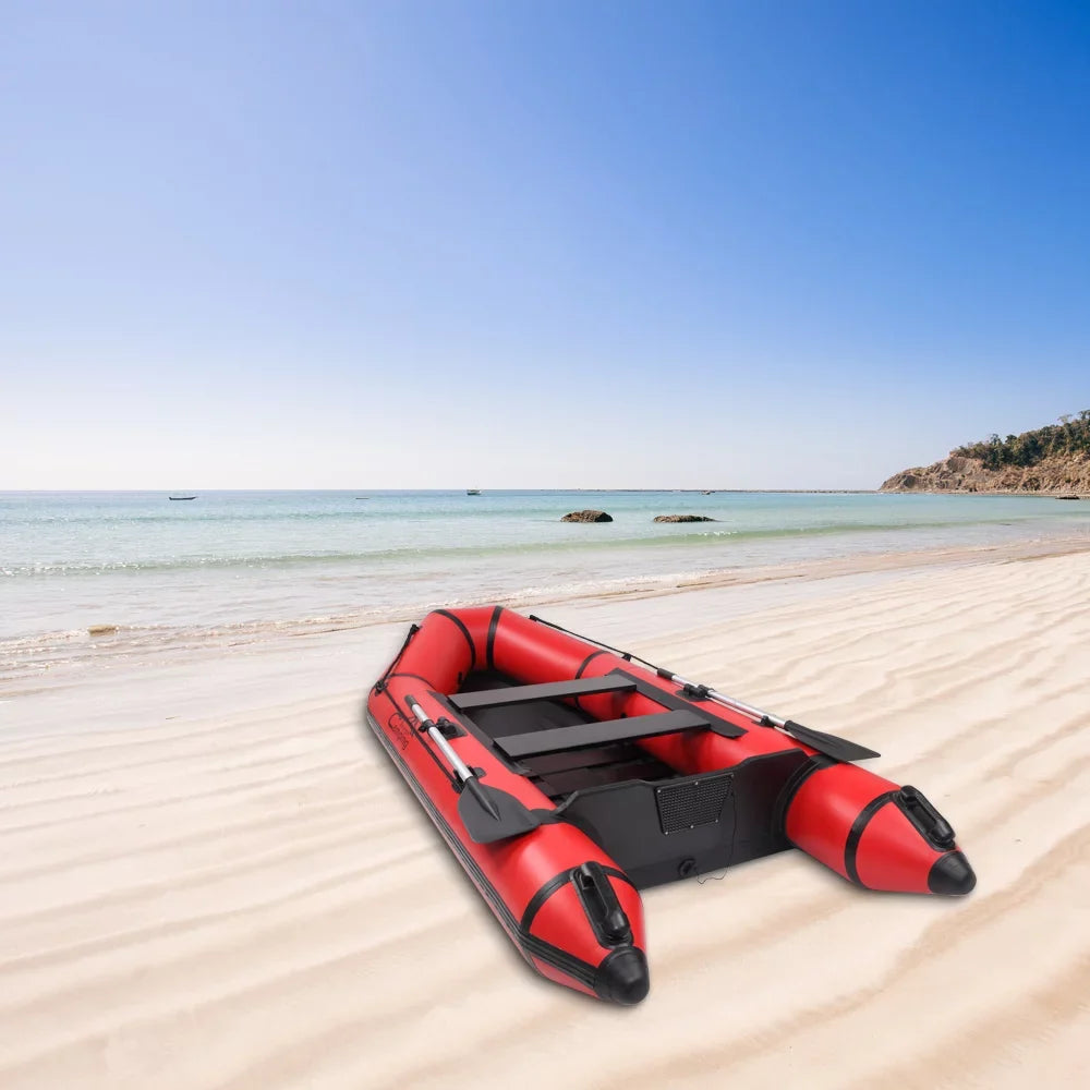 Boat Black Survivals Assault 330kg 10ft Red Adult PVC Camping Water