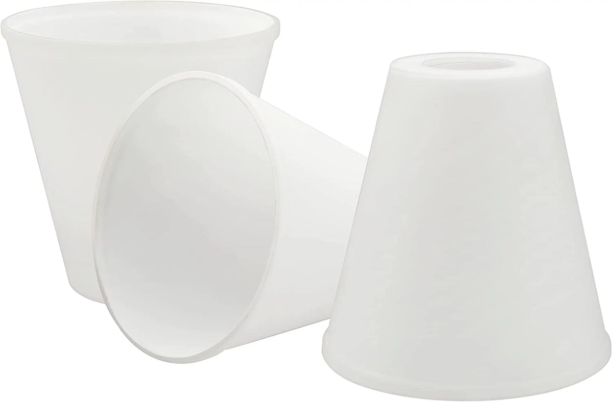 Hole:42mm, Shade 5-1/2"H 5-3/8"Dia Glass x Aspen Center 3 23619-3, Inside, Frosted White / Pack Creative Opal
