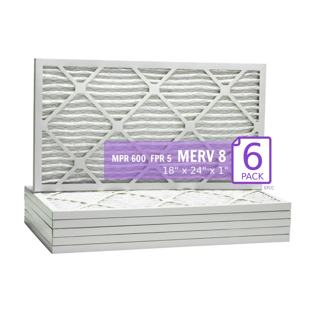 Filter, Mechanical Purolator Extended 18x24x1, 8, MERV Pack) Air (6 Surface Pleated DMK80