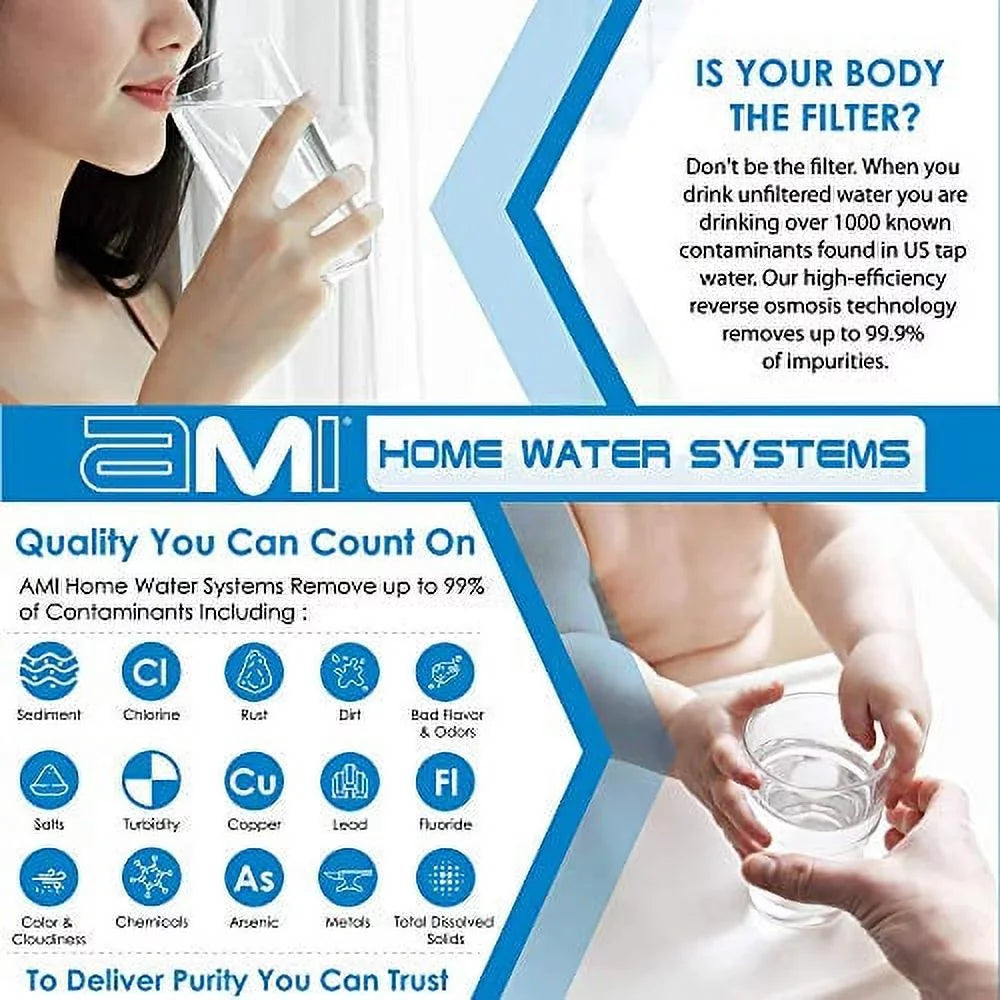 Membranes 50 Membrane Brand Residential Gallon AMI RO - Day Per