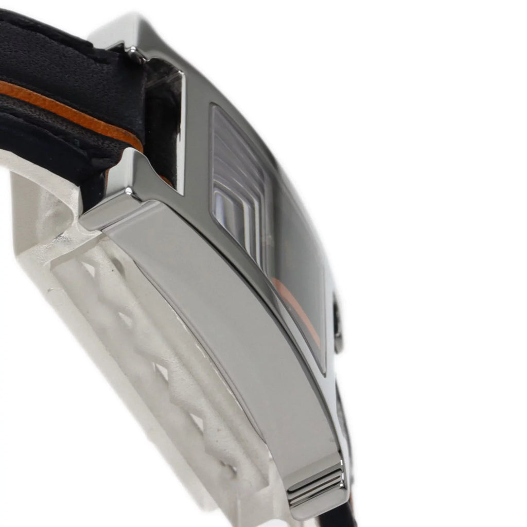 Steel/Leather Wristwatch HERMES Stainless Watch Women's H HH1.210 Hermes (Good) Pre-Owned
