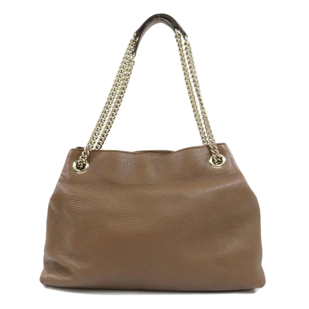 Bag Gucci Ladies Tote Chain Pre-Owned (Good) 308982 Soho Calf